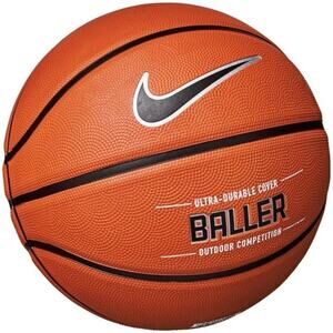 Nike Baller Basketball Full Size 29.5" Ball - Amber/Black/Metallic Platinum